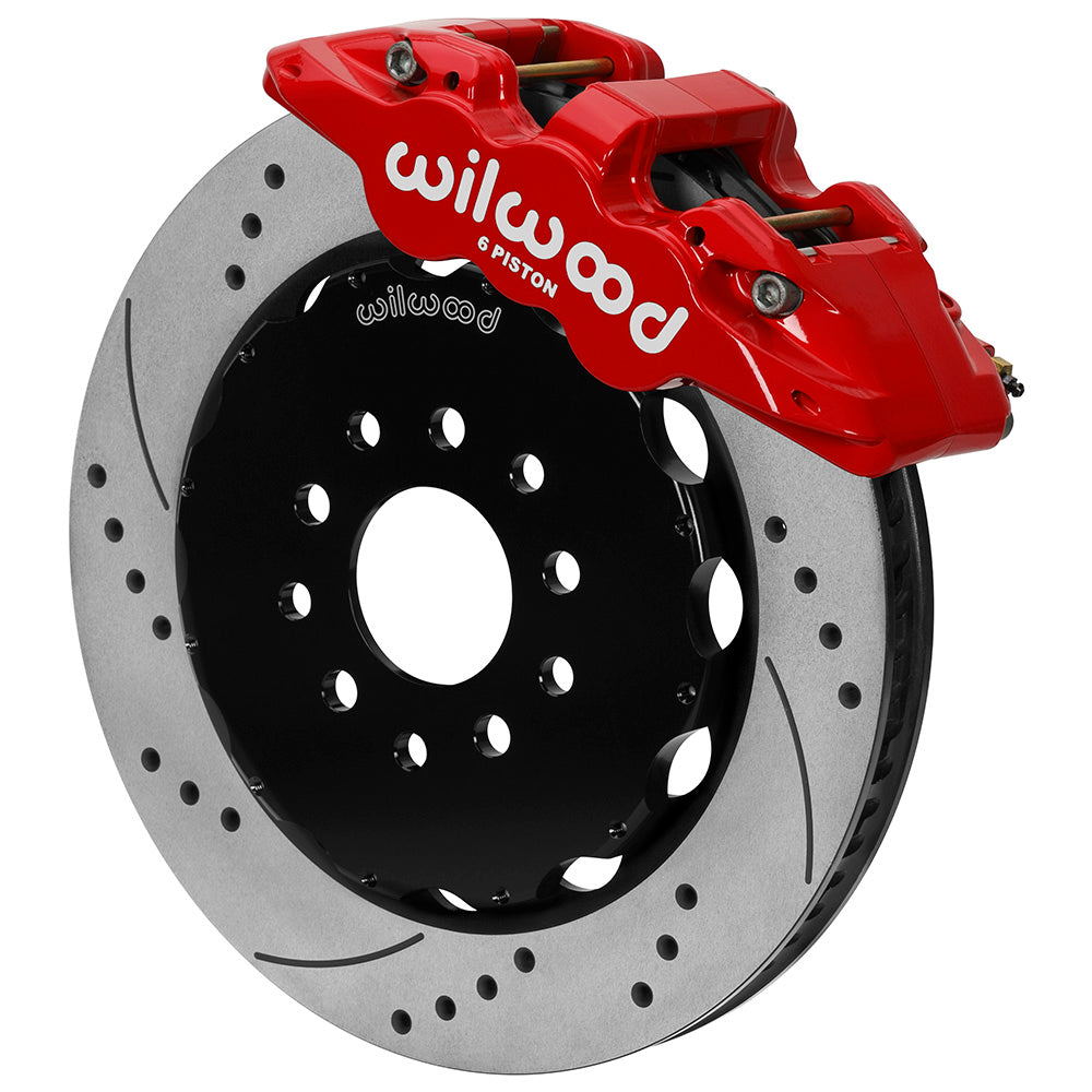 Wilwood - 1964–1981 A/F/X-Body, 1963–1982 Corvette, 1964–1970 Mustang | Ridetech, Art Morrison, Detroit Speed - AERO6 Big Brake Front Brake Kit - 14 inch
