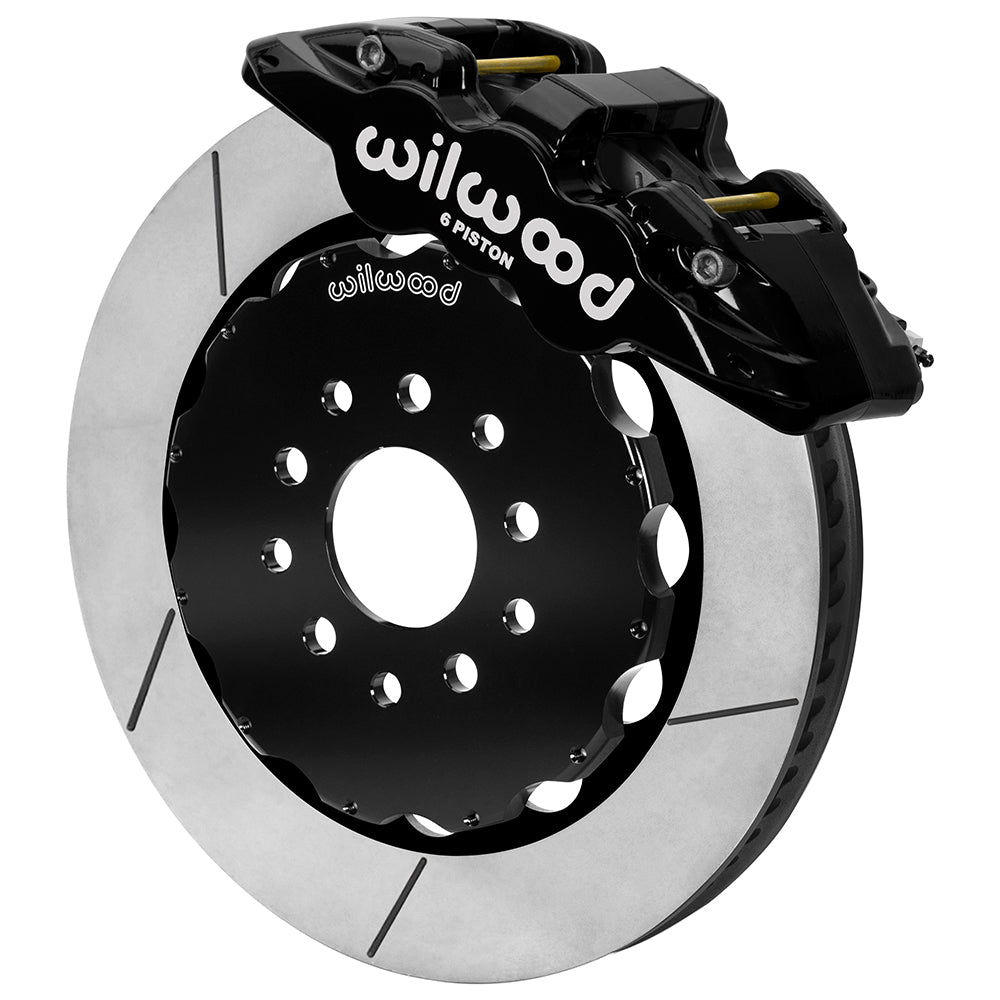 Wilwood - 1964–1981 A/F/X-Body, 1963–1982 Corvette, 1964–1970 Mustang | Ridetech, Art Morrison, Detroit Speed - AERO6 Big Brake Front Brake Kit - 14 inch