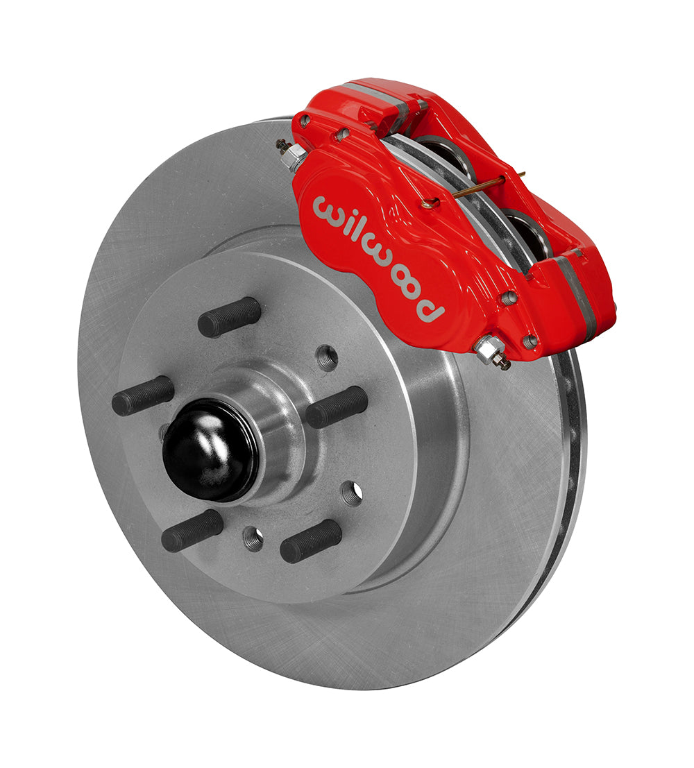Wilwood - 1964–74 A/F/X-Body | Buick, Chevy, Olds, Pontiac, GMC | Apollo, Camaro, Chevelle, El Camino, Nova, Cutlass, GTO, Firebird - Forged Narrow Superlite 6R Big Brake Front Brake Kit (Hub) - 11 Inch