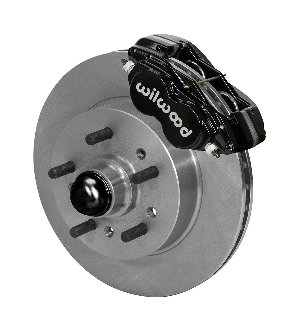 Wilwood - 1964–74 A/F/X-Body | Buick, Chevy, Olds, Pontiac, GMC | Apollo, Camaro, Chevelle, El Camino, Nova, Cutlass, GTO, Firebird - Forged Narrow Superlite 6R Big Brake Front Brake Kit (Hub) - 11 Inch