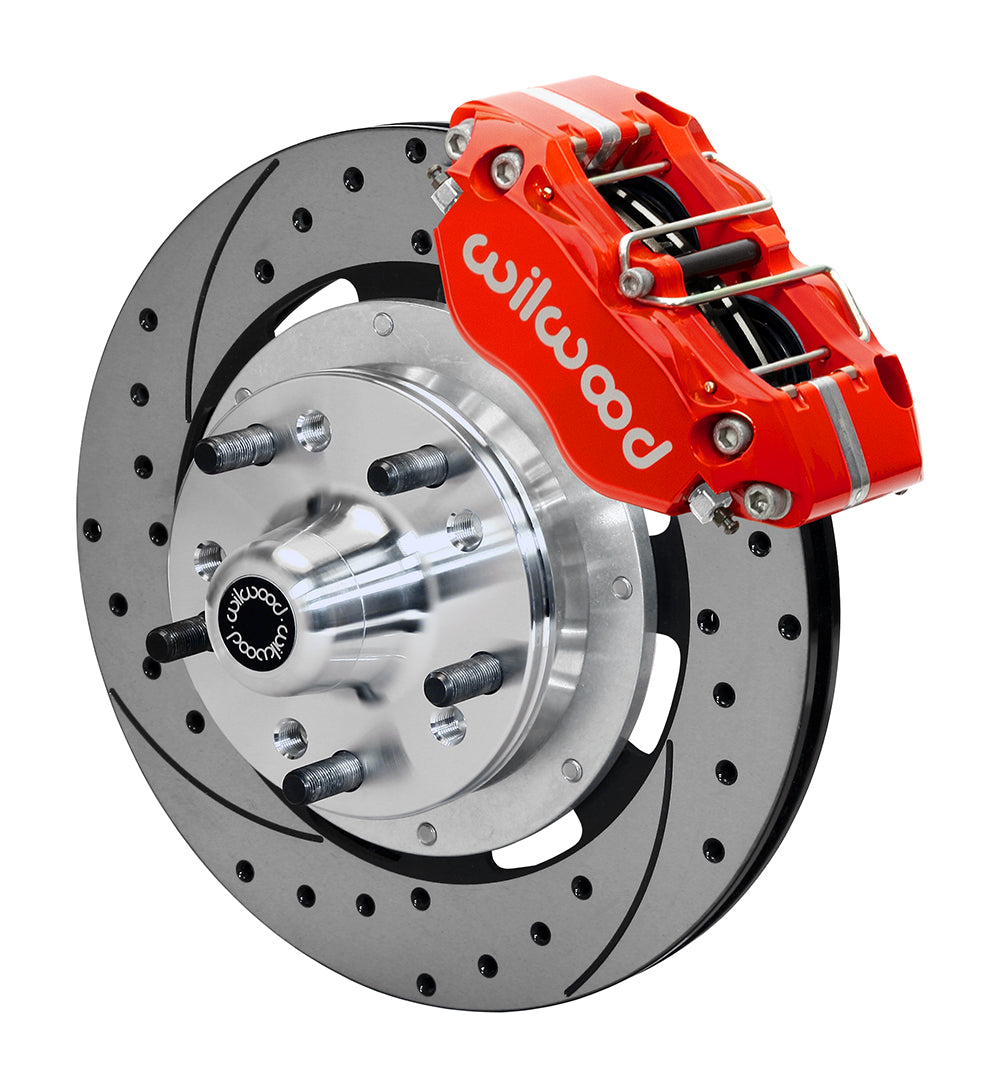 Wilwood - 1964–74 A/F/X-Body | Buick, Chevy, Olds, Pontiac, GMC | Apollo, Camaro, Chevelle, El Camino, Nova, Cutlass, GTO, Firebird - Dynapro Radial Big Brake Front Brake Kit (Hub) - 11.75 Inch