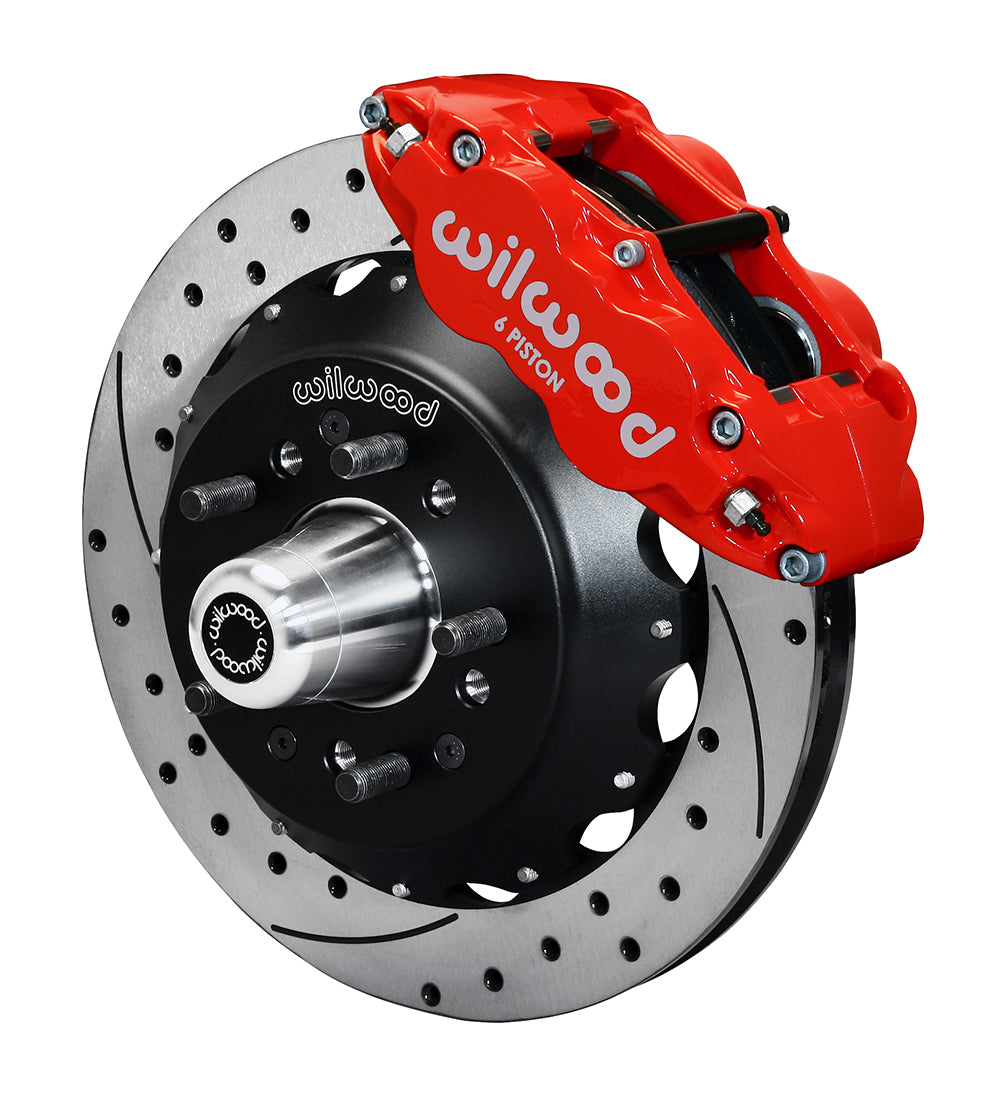 Wilwood - 1964–74 A/F/X-Body | Buick, Chevy, Olds, Pontiac, GMC | Apollo, Camaro, Chevelle, El Camino, Nova, Cutlass, GTO, Firebird -  Classic Series Dynalite Front Brake Kit - 12.88 Inch