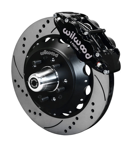 Wilwood - 1964–74 A/F/X-Body | Buick, Chevy, Olds, Pontiac, GMC | Apollo, Camaro, Chevelle, El Camino, Nova, Cutlass, GTO, Firebird - Forged Narrow Superlite 6R Big Brake Front Brake Kit (Hub) - 14 Inch