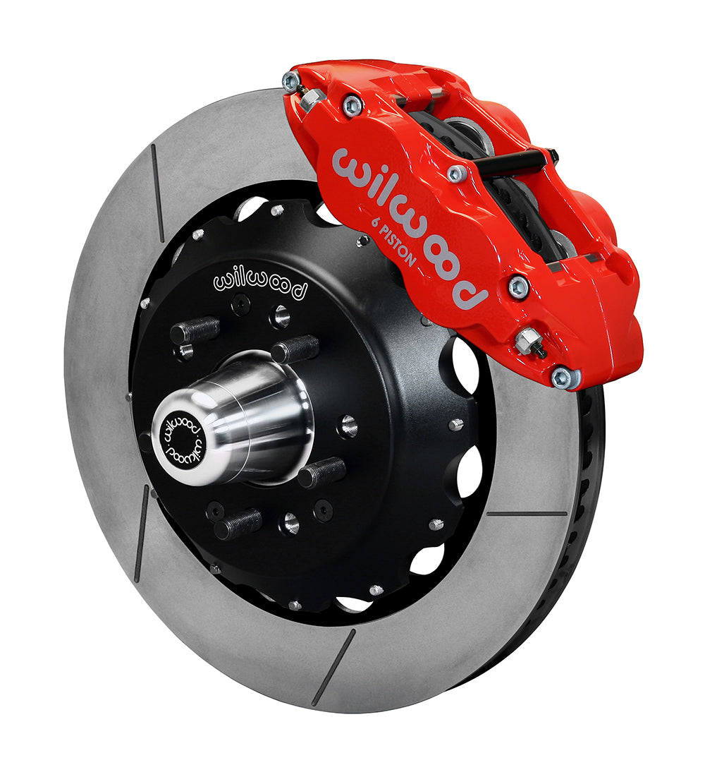 Wilwood - 1964–74 A/F/X-Body | Buick, Chevy, Olds, Pontiac, GMC | Apollo, Camaro, Chevelle, El Camino, Nova, Cutlass, GTO, Firebird - Forged Narrow Superlite 6R Big Brake Front Brake Kit (Hub) - 14 Inch