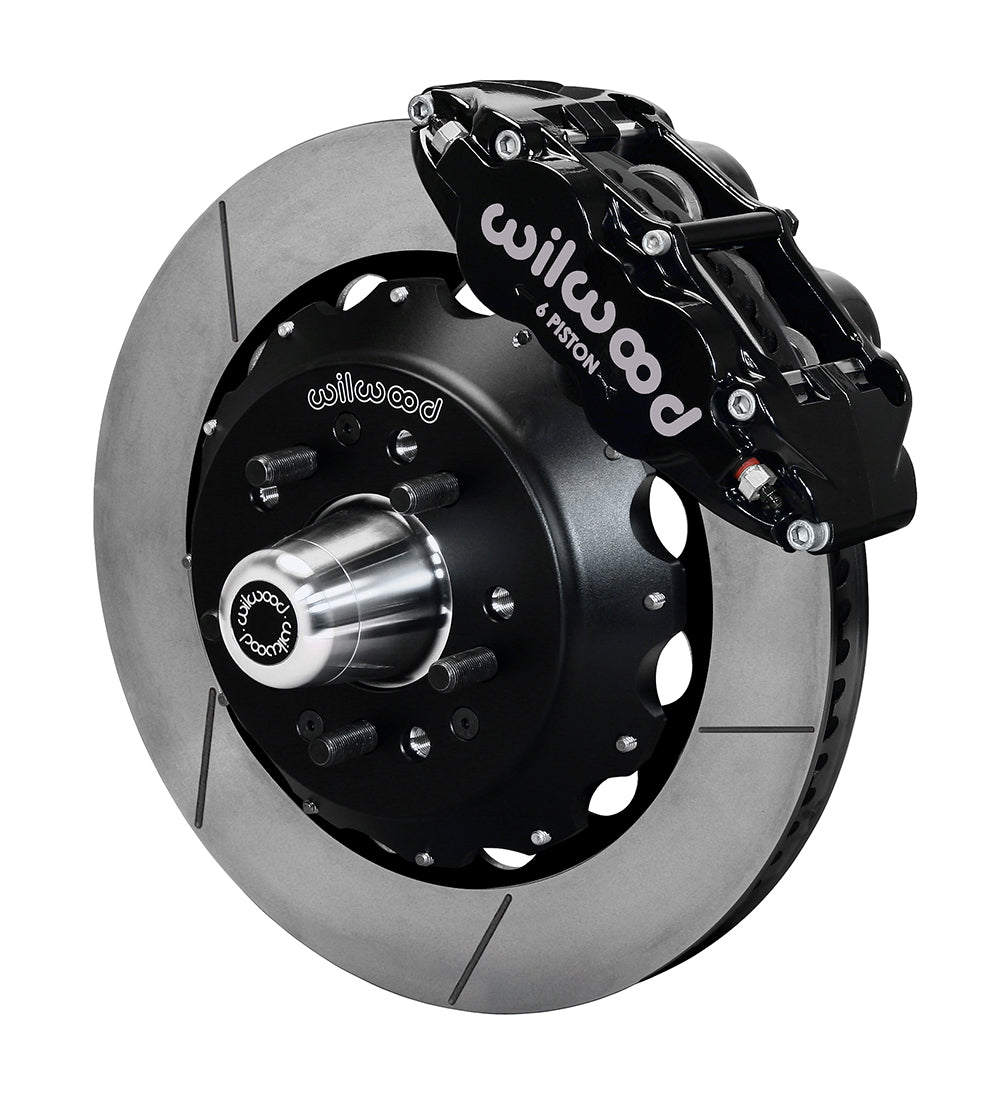 Wilwood - 1964–74 A/F/X-Body | Buick, Chevy, Olds, Pontiac, GMC | Apollo, Camaro, Chevelle, El Camino, Nova, Cutlass, GTO, Firebird - Forged Narrow Superlite 6R Big Brake Front Brake Kit (Hub) - 14 Inch