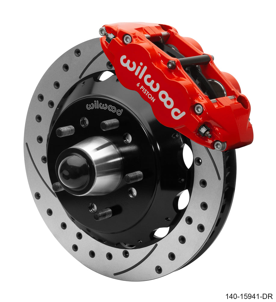 Wilwood - 1963-1986 Chevy/GMC C10 Front Big Brake Kit Forged Narrow Superlite 6R (Hub and 2PC Rotor) - 13.06-Inch Rotors