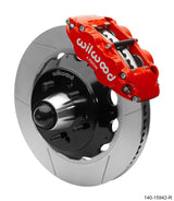 Wilwood - Kit de frenos delanteros grandes Chevy/GMC C10 1963-1986 Forged Narrow Superlite 6R (cubo y rotor de 2 piezas) - Rotores de 14 pulgadas