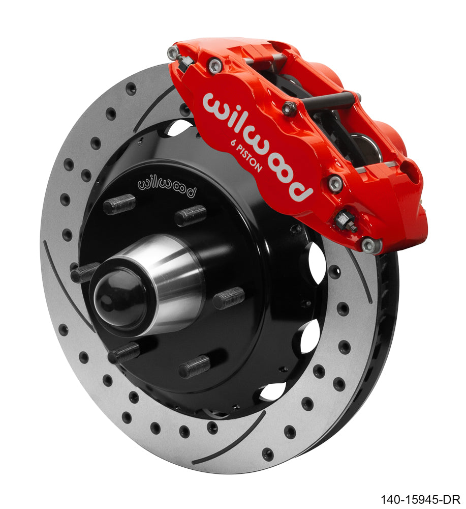 Wilwood - 1963-1986 Chevy/GMC C10 Front Big Brake Kit Forged Narrow Superlite 6R (6 x 5.50 Hub and 2PC Rotor) - 13.06-Inch Rotors