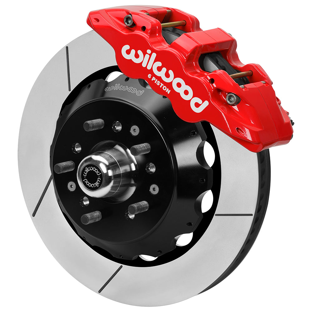 Wilwood - 1964–74 A/F/X-Body | Buick, Chevy, Olds, Pontiac, GMC | Apollo, Camaro, Chevelle, El Camino, Nova, Cutlass, GTO, Firebird - AERO6 Big Brake Front Brake Kit - 14 Inch