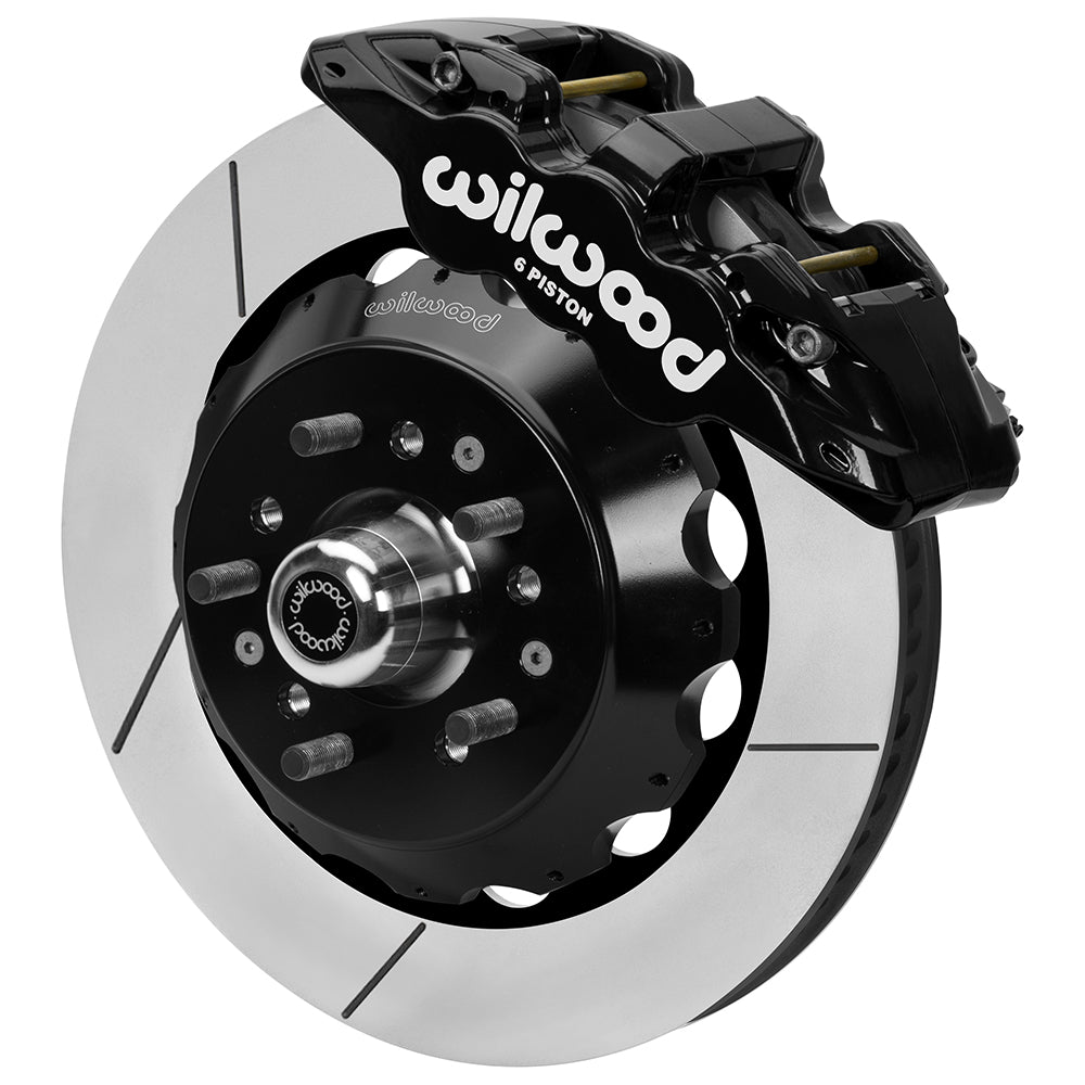 Wilwood - 1964–74 A/F/X-Body | Buick, Chevy, Olds, Pontiac, GMC | Apollo, Camaro, Chevelle, El Camino, Nova, Cutlass, GTO, Firebird - AERO6 Big Brake Front Brake Kit - 14 Inch