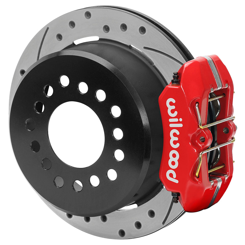 Wilwood - Chevy S10 Axle Flange Forged Dynapro Low-Profile Rear Parking Brake Kit - 11-Inch Rotors