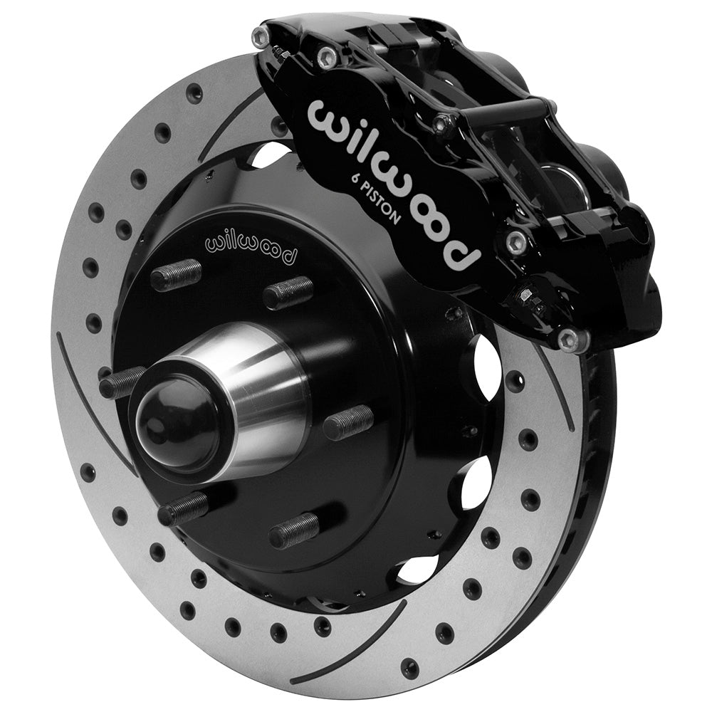 Wilwood - 1963-1986 Chevy/GMC C10 Front Big Brake Kit Forged Narrow Superlite 6R (6 x 5.50 Hub and 2PC Rotor) For CPP/Ridetech Spindles - 13.06-Inch Rotors