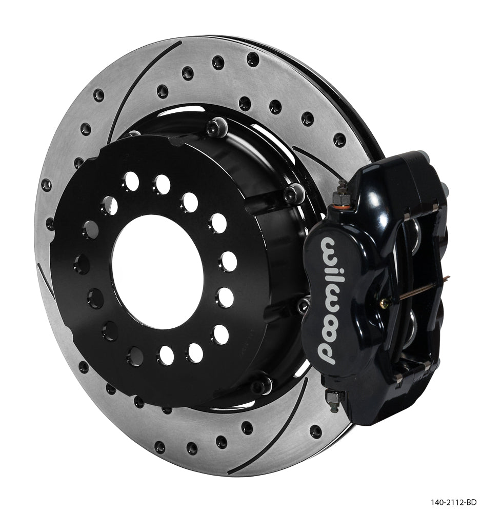 Wilwood - 10/12 Bolt - 2.91 Offset - Forged Dynalite Pro Series Rear Brake Kit - 12.19 Inch - Rear Caliper Mounting