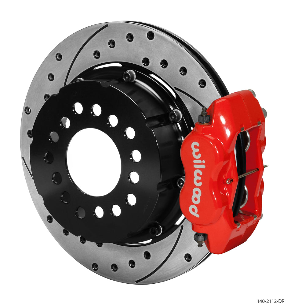 Wilwood - 10/12 Bolt - 2.91 Offset - Forged Dynalite Pro Series Rear Brake Kit - 12.19 Inch - Rear Caliper Mounting