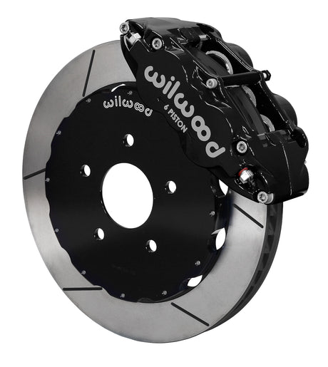 Wilwood - 1964–1981 A/F/X-Body, 1963–1982 Corvette, 1964–1970 Mustang | Ridetech, Art Morrison, Detroit Speed - Forged Narrow Superlite 6R Big Brake Front Brake Kit (Hat) - 13.06 Inch