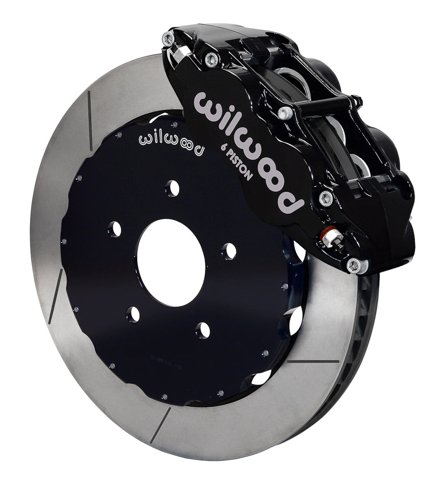 Wilwood - 1964–1981 A/F/X-Body, 1963–1982 Corvette, 1964–1970 Mustang | Ridetech, Art Morrison, Detroit Speed - Forged Narrow Superlite 6R Big Brake Front Brake Kit (Hat) - 14 inch