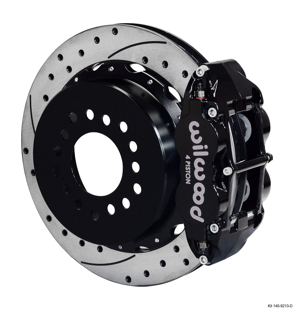 Wilwood - 10/12 Bolt - 2.81 Offset - Forged Narrow Superlite 4R Big Brake Rear Parking Brake Kit - 12.88 Inch - Rear Caliper Mounting