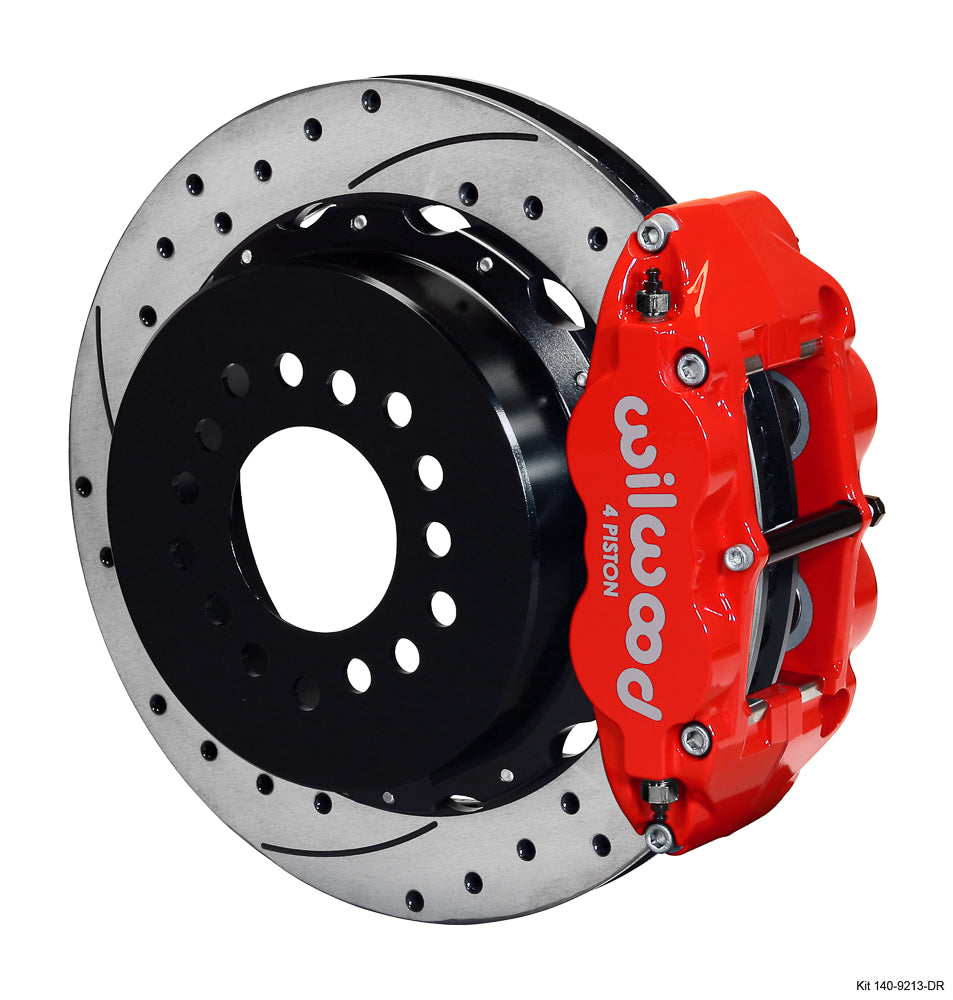 Wilwood - 10/12 Bolt - 2.81 Offset - Forged Narrow Superlite 4R Big Brake Rear Parking Brake Kit - 12.88 Inch - Rear Caliper Mounting