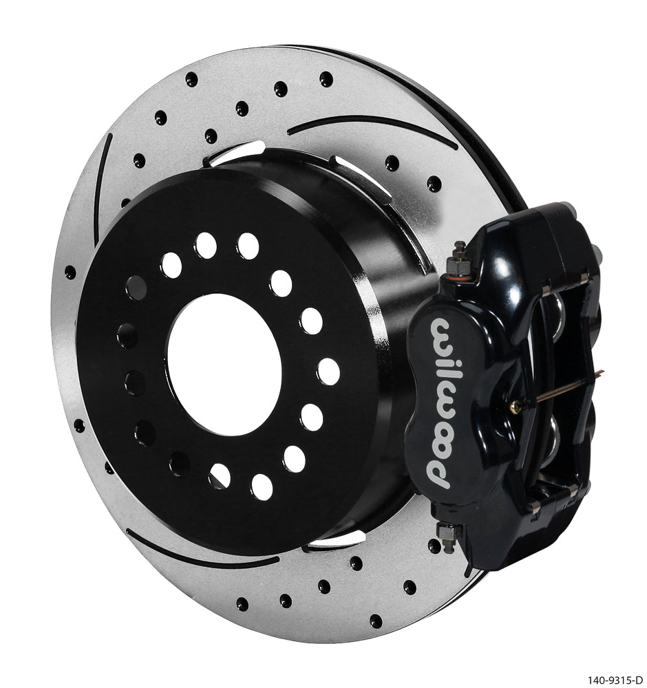 Wilwood - 10/12 Bolt - 2.75 - 2.81 Offset -  Forged Dynalite Rear Parking Brake Kit - 12.19 Inch - Staggered Caliper Mounting