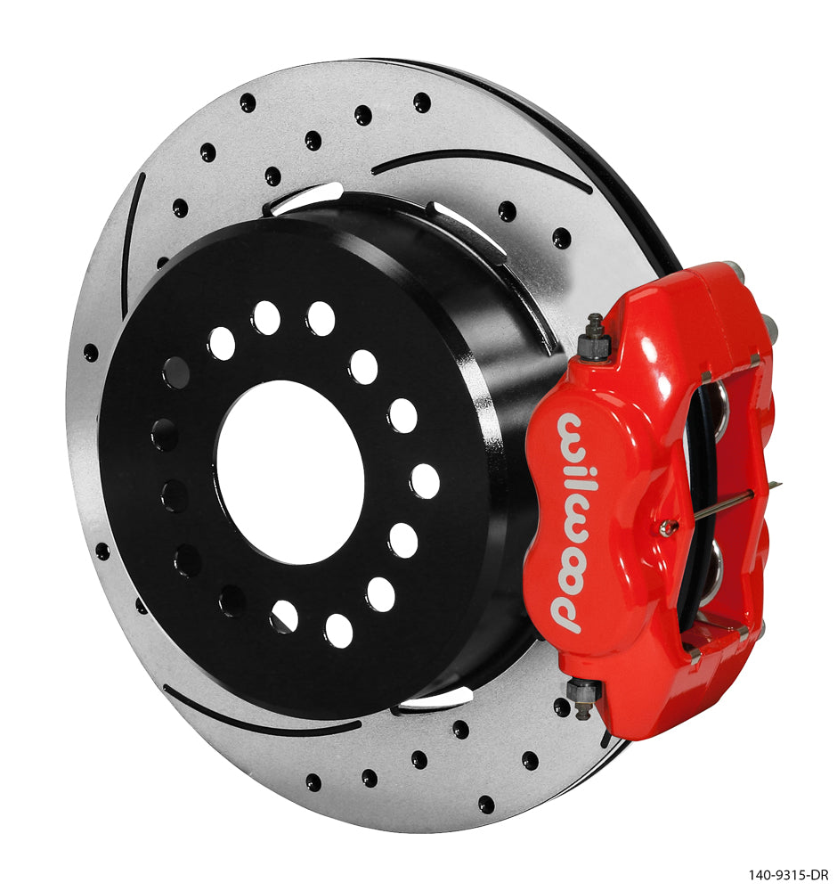 Wilwood - 10/12 Bolt - 2.75 - 2.81 Offset -  Forged Dynalite Rear Parking Brake Kit - 12.19 Inch - Staggered Caliper Mounting