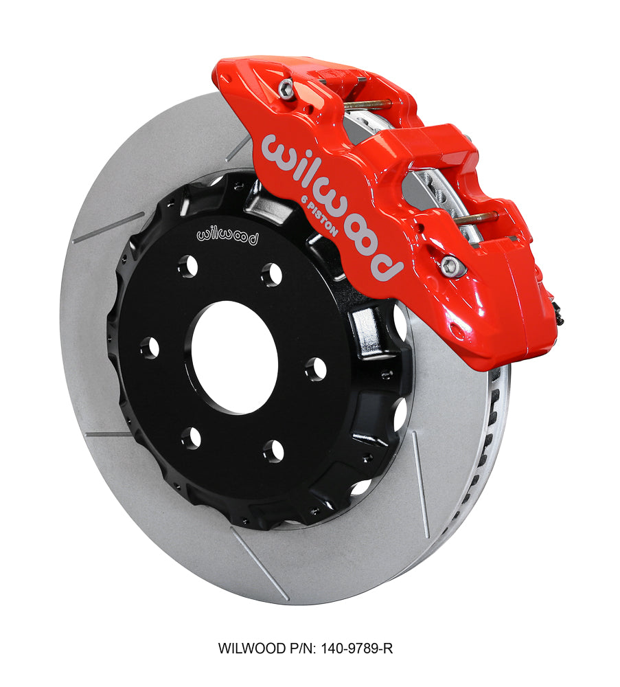 Wilwood - Kit de frenos delanteros grandes AERO6 para Chevy/GMC Silverado 1500 1999-2018 - Rotores de 14,25 pulgadas