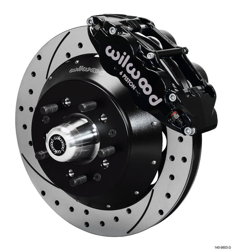 Wilwood - 64–72 GM A-Body | 67–69 GM F-Body | 64–82 Corvette | With Ridetech Spindles - Forged Narrow Superlite 6R Big Brake Front Brake Kit (Hub) - 12.88 Inch