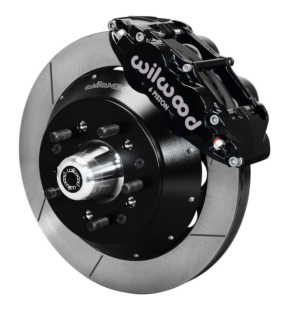 Wilwood - 64–72 GM A-Body | 67–69 GM F-Body | 64–82 Corvette | With Ridetech Spindles - Forged Narrow Superlite 6R Big Brake Front Brake Kit (Hub) - 12.88 Inch