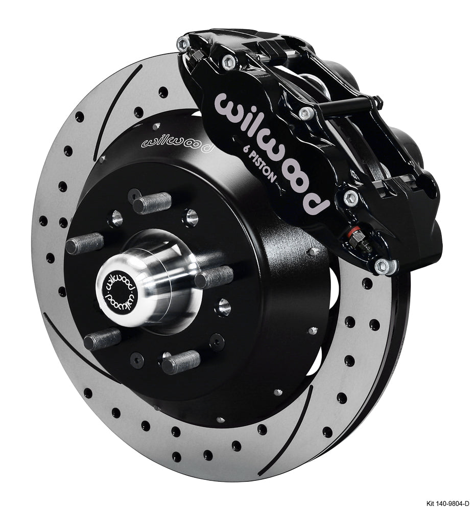 Wilwood - A | F | G | X Bodies -  Forged Narrow Superlite 6R Big Brake Front Brake Kit - 14 Inch