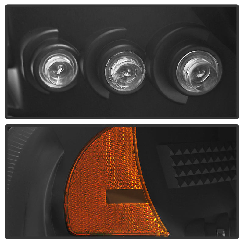 Spyder 99-06 GMC Sierra 1500/2500/3500 Projector Headlights LED Halo - Black