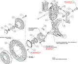 Wilwood - Kit de freno delantero forjado Superlite 6R Big Brake estrecho para Chevy/GMC C1500-OBS 1988-1999 (cubo) - Diámetro del rotor de 12,19 pulgadas