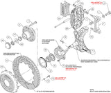 Wilwood - Kit de freno delantero forjado Superlite 6R Big Brake estrecho para Chevy/GMC C1500-OBS 1988-1999 (cubo) - Diámetro del rotor de 13,06 pulgadas