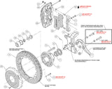Wilwood - 1964–74 A/F/X-Body | Buick, Chevy, Olds, Pontiac, GMC | Apollo, Camaro, Chevelle, El Camino, Nova, Cutlass, GTO, Firebird - AERO6 Big Brake Front Brake Kit - 14 Inch