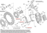 Wilwood - A | F | G | X Bodies -  Forged Narrow Superlite 6R Big Brake Front Brake Kit - 14 Inch