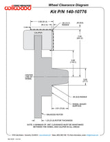 Wilwood - Kit de frenos delanteros grandes Chevy/GMC C10 1963-1987, discos Superlite 6R estrechos forjados de 14 pulgadas