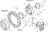 Wilwood - Kit de freno trasero grande AERO4 para Chevy/GMC C10 1963-1986 - Rotores de 14 pulgadas