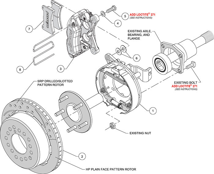 Wilwood - 1963-1986 Chevy/GMC C10 Rear Big Brake Kit Forged Dynapro Low-Profile (6 x 5.50 Rotor) - 11-Inch Rotors