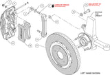 Wilwood - 1964–1981 A/F/X-Body, 1963–1982 Corvette, 1964–1970 Mustang | Ridetech, Art Morrison, Detroit Speed - AERO6 WCCB Carbon-Ceramic Big Brake Front Brake Kit - 14 inch