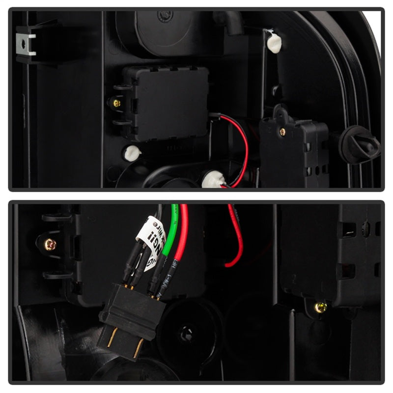 Barra de luces LED trasera Spyder 07-13 Chevy Silverado versión 3 - Humo rojo