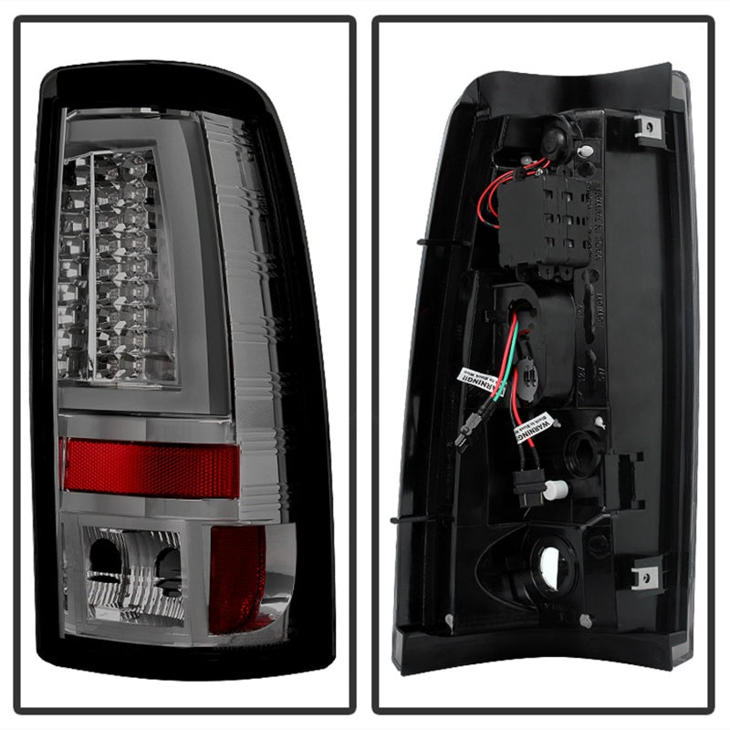 Spyder Chevy Silverado 1500/2500 03-06 Version 2 LED Tail Lights - Smoke (Does Not Fit Stepside)