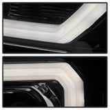 Faros delanteros con proyector LED DRL Spyder 07-13 GMC Sierra 1500 V2 - Ahumado
