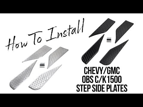 Chevy | GMC 1988-1998 OBS C1500 and K1500 Billet Step-Side Plates