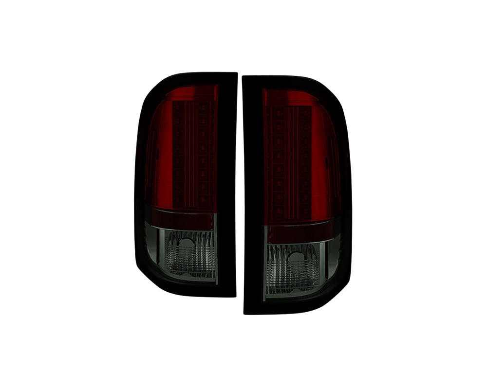 Spyder 07-13 Chevy Silverado Version 3 Light Bar LED Tail Light - Red Smoke