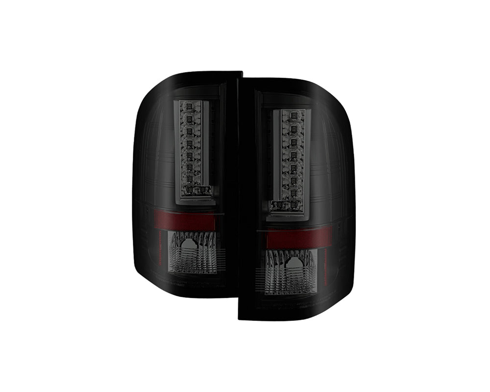 Luz trasera LED Spyder 07-13 Chevy/GMC Silverado/Sierra versión 2 - Humo negro