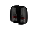 Luz trasera LED Spyder 07-13 Chevy/GMC Silverado/Sierra versión 2 - Humo negro