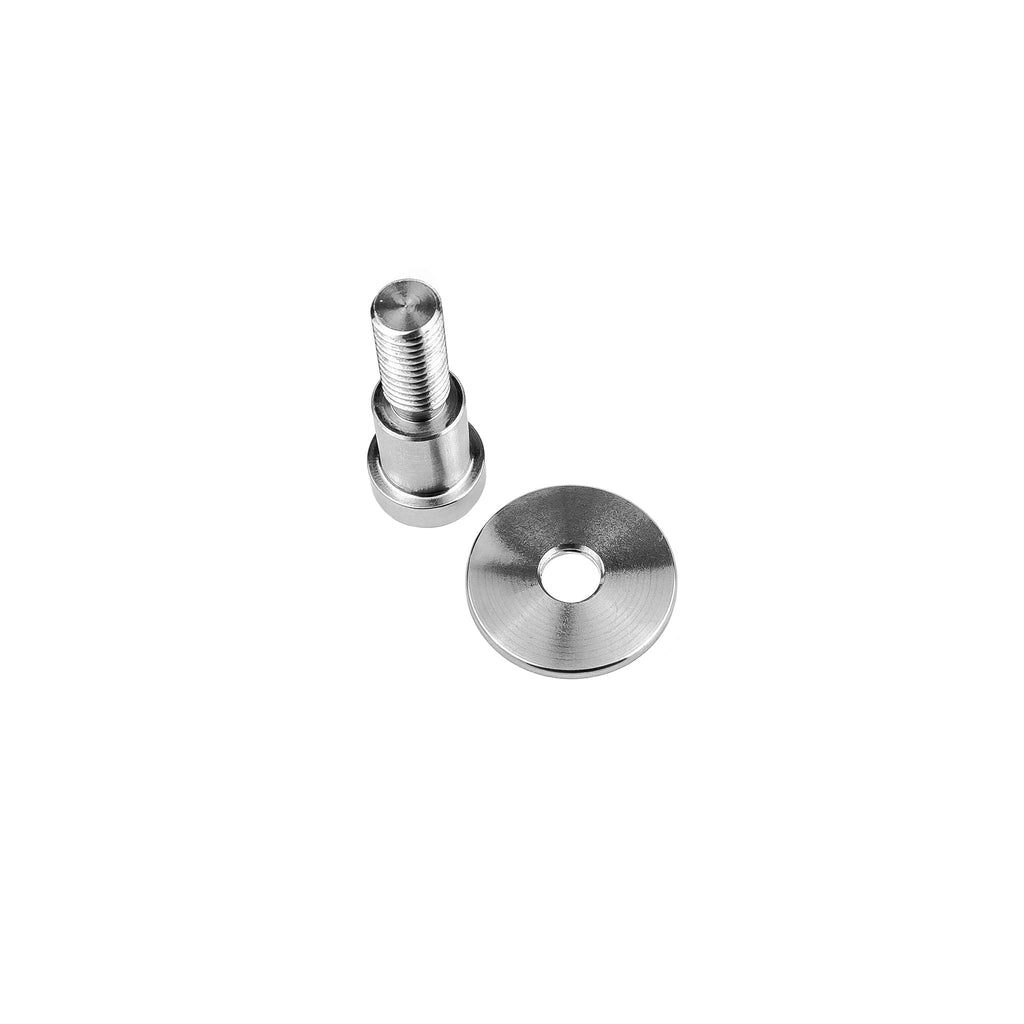 GM Door Striker Bolt Kit, 1/2"-13, Stainless Striker Plate