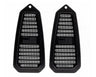 Camaro | Firebird 1967-1969 Billet Door Jamb Vents, Flag Logo