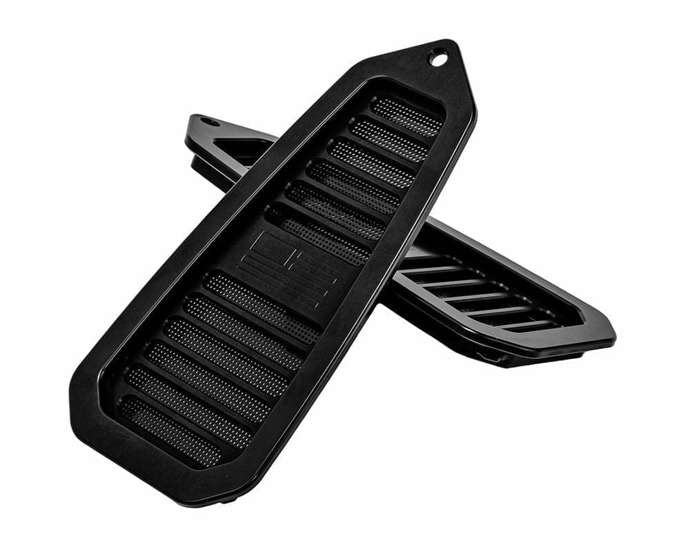 Camaro | Firebird 1967-1969 Billet Door Jamb Vents, Flag Logo