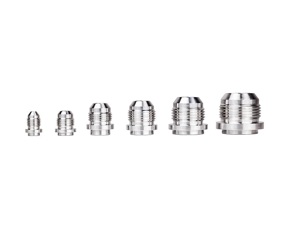 AN Male Weld Bungs, 6061-T6 Aluminum