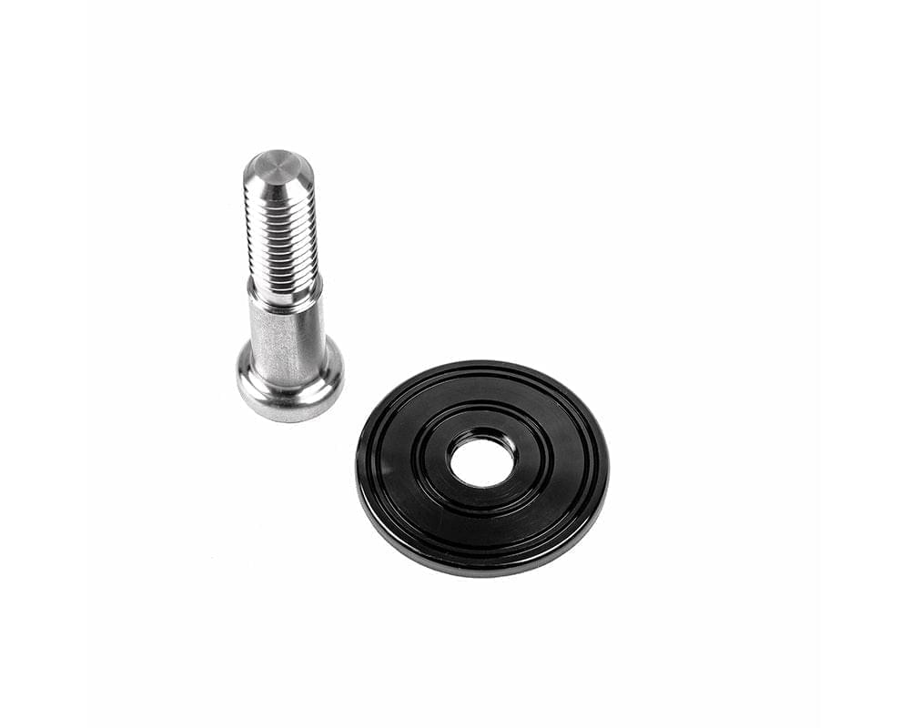 GM Door Striker Bolt Kit, 7/16"-14, Aluminum Striker Plate Single Ring