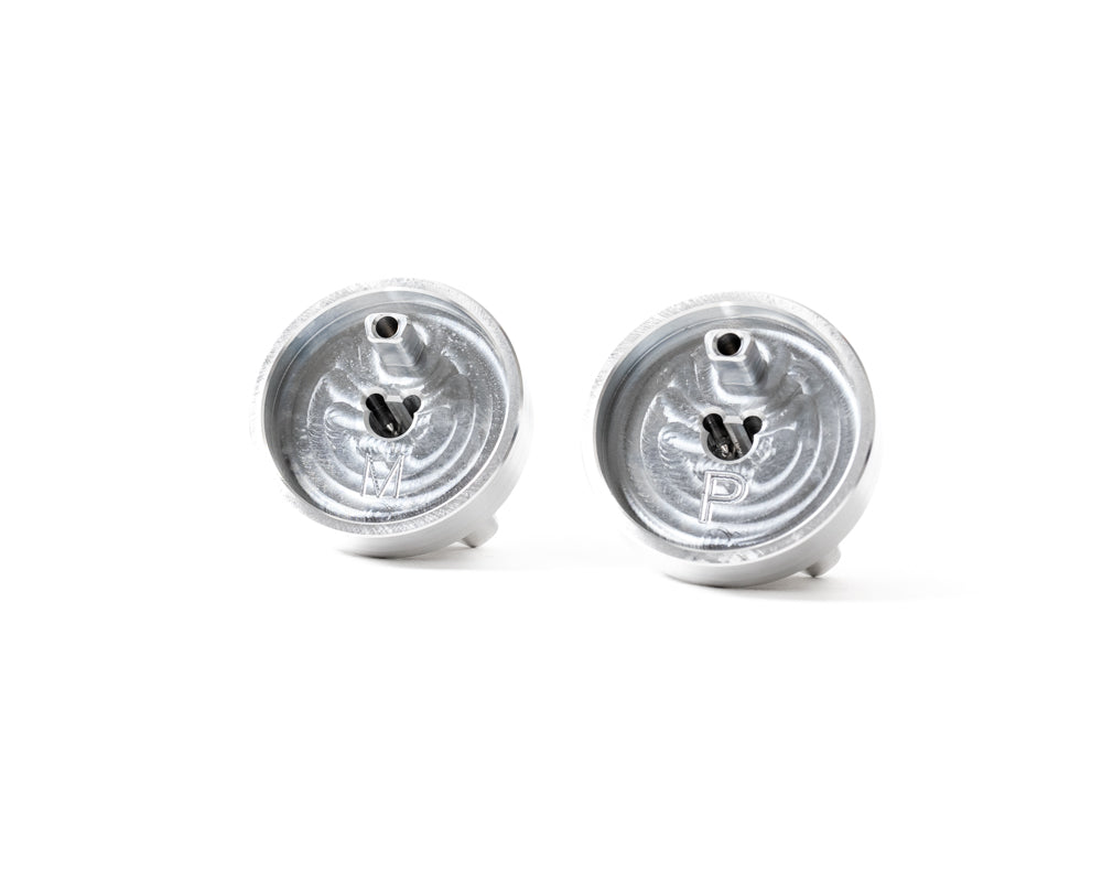 Chevy | GMC NBS 2003-2006 Billet Dual Zone Climate Control Knobs, For Manual Slider Control